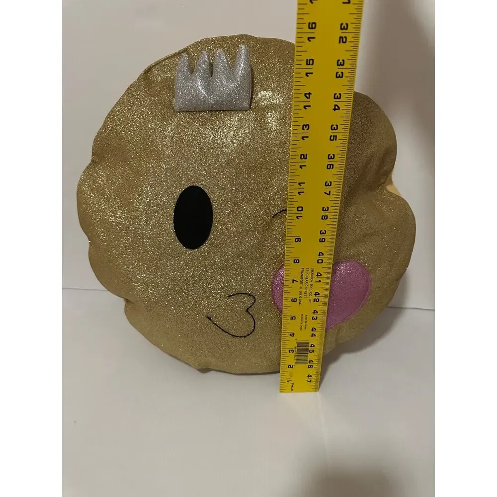 Pottery Barn Kids PBK Costume Emoji Gold Halloween Kids Child Size 4-6